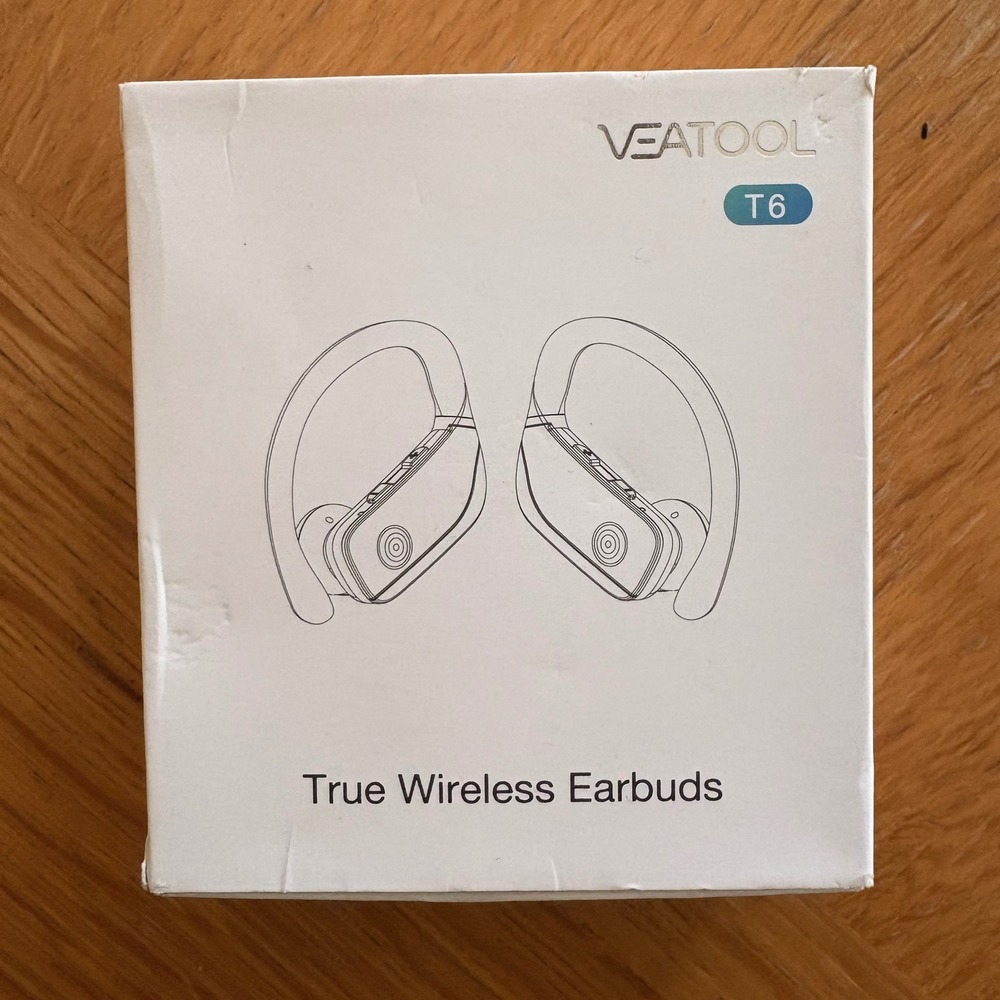 VEATOOL T6 True Wireless Earbuds‎ Bluetooth Headphones Pink 700mAh Charging Case